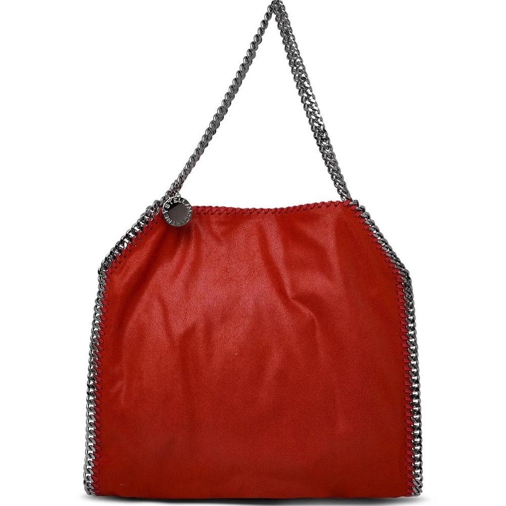 Stella McCartney Dark Red Falabella Tote Bag